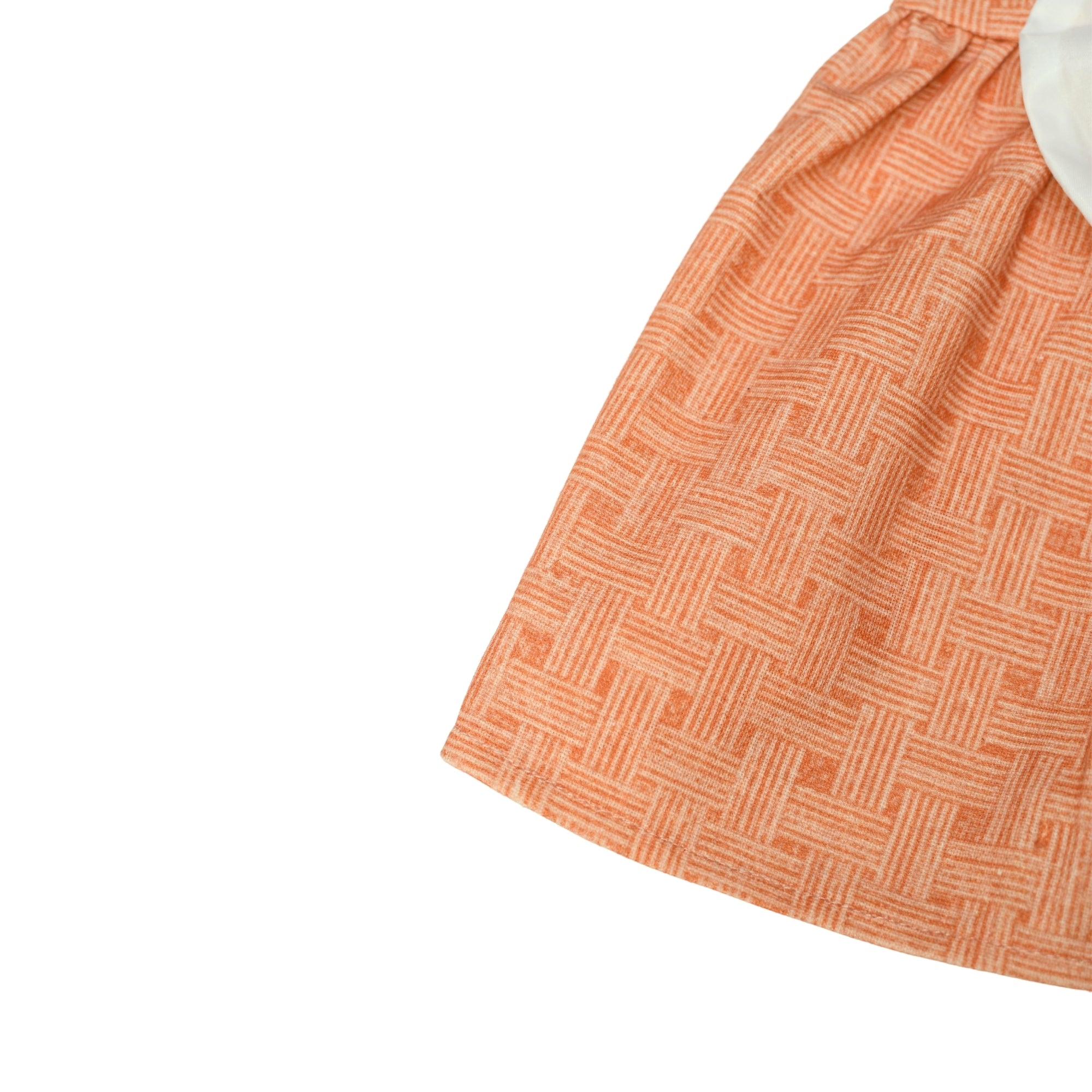 Terracotta Charm - Woven Sunset Dress.