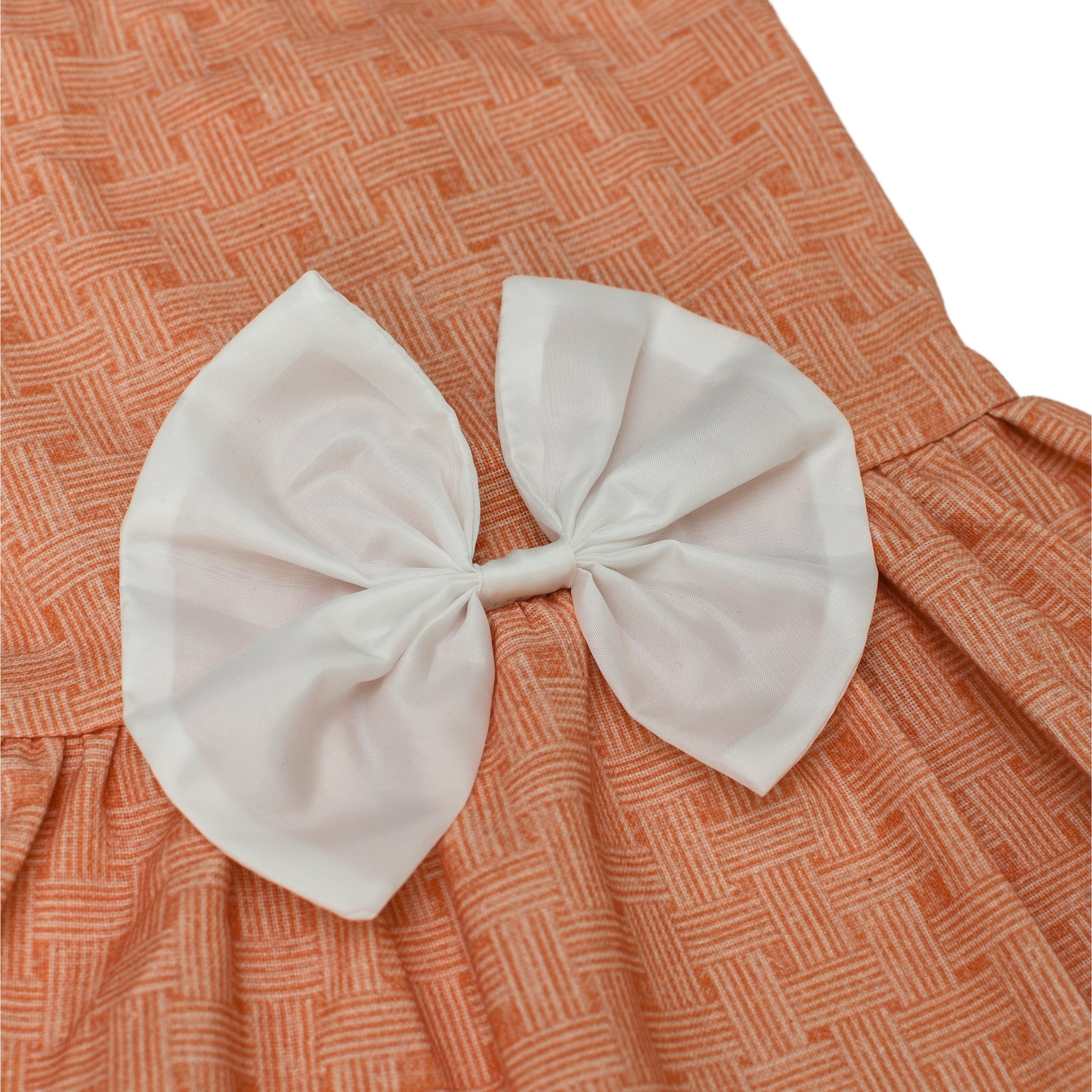Terracotta Charm - Woven Sunset Dress.