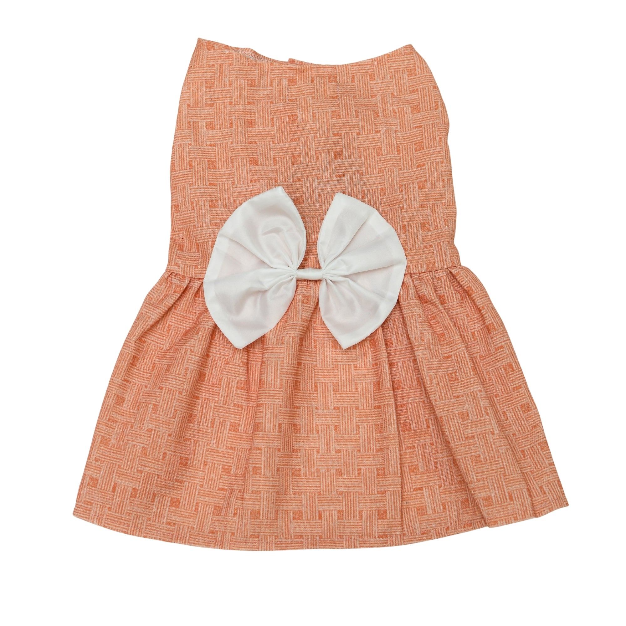 Terracotta Charm - Woven Sunset Dress.